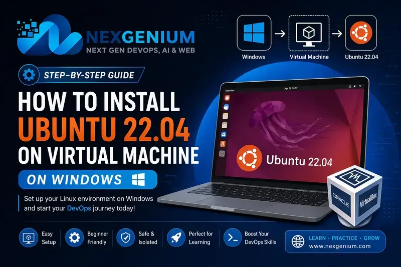 How to Install Ubuntu 22.04 on Virtual Machine in Windows (Step-by-Step Guide for Beginners)